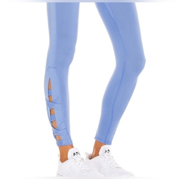 FP Movement Very Prairie Leggings Size Small in Corsican Sea Blue Athleisure - Picture 1 of 14